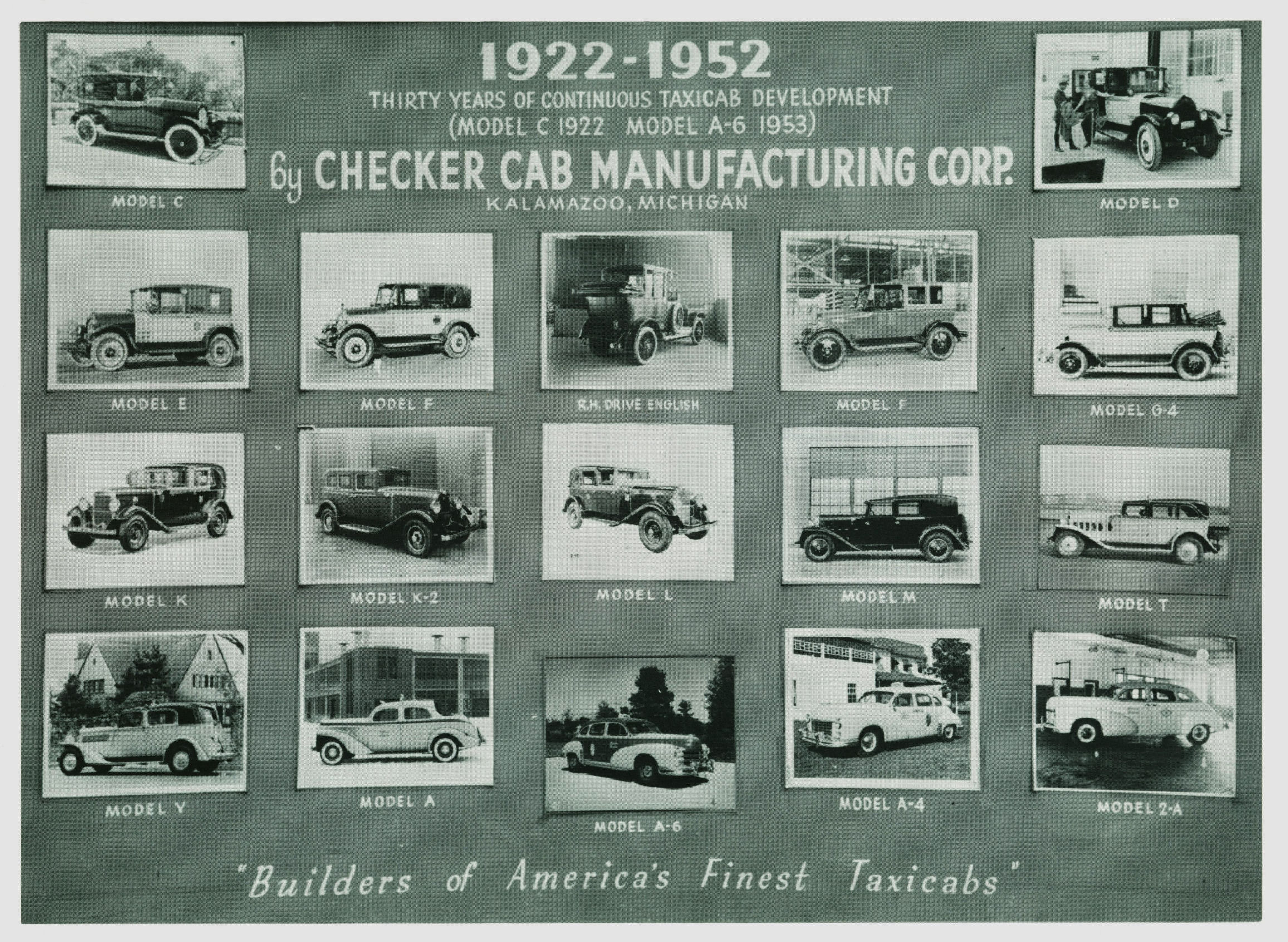 1952 Checker Ad
