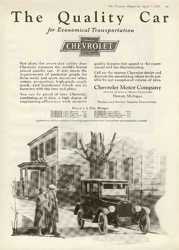 1923 Chevrolet Ad-16
