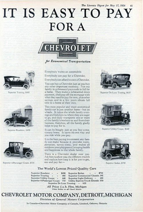 1924 Chevrolet Ad-14