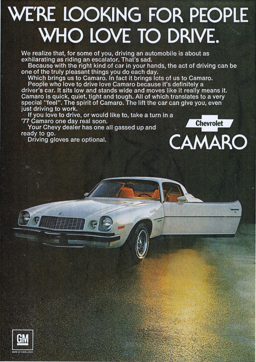 1977 Camaro Ad-01