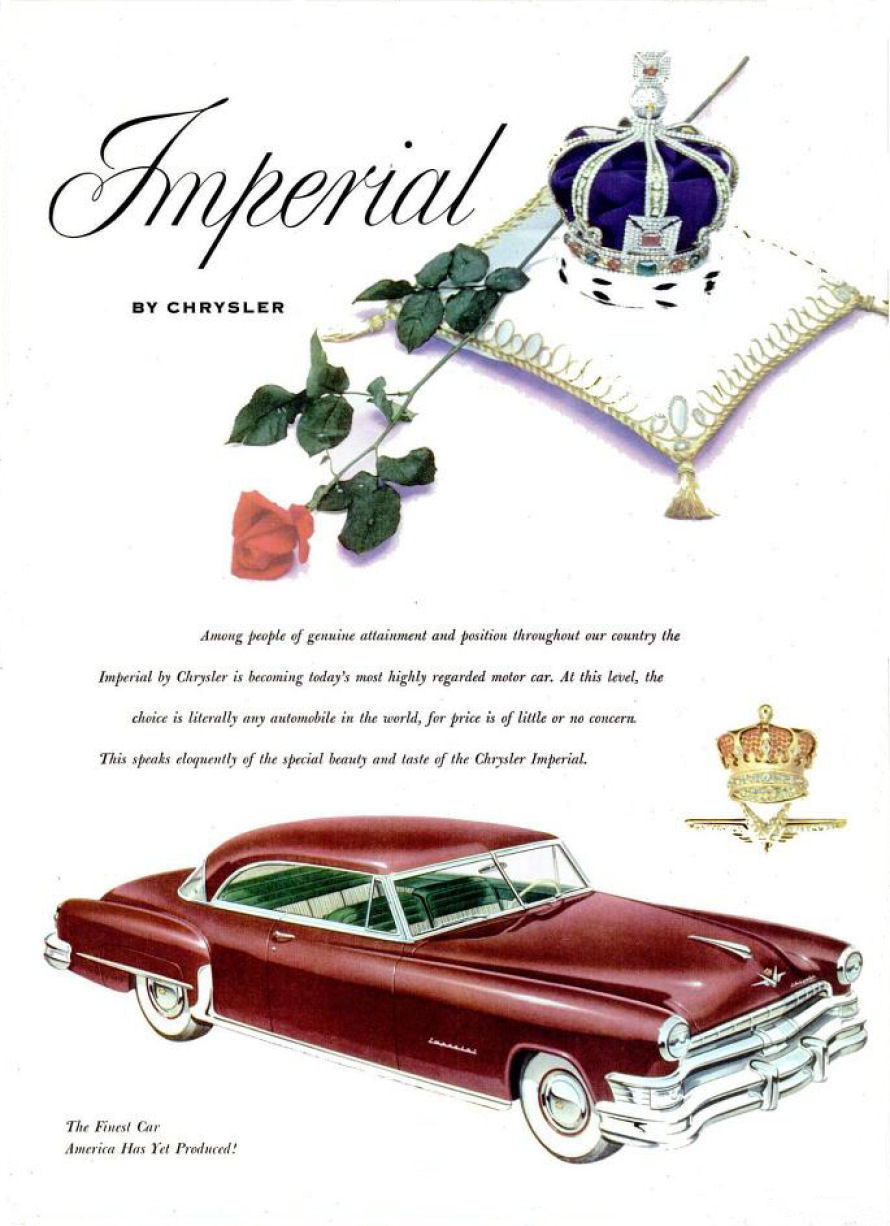 1952 Chrysler Imperial Ad-10