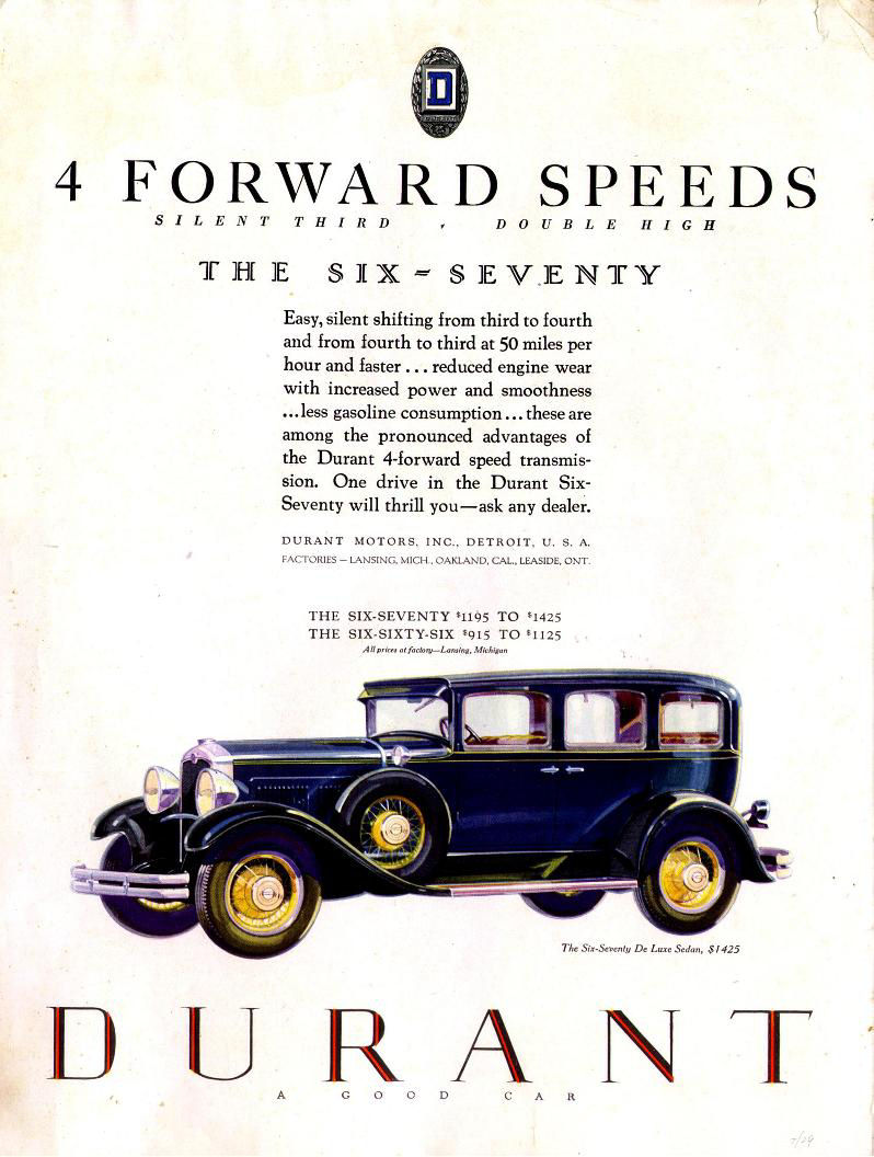 1929 Durant Ad-01