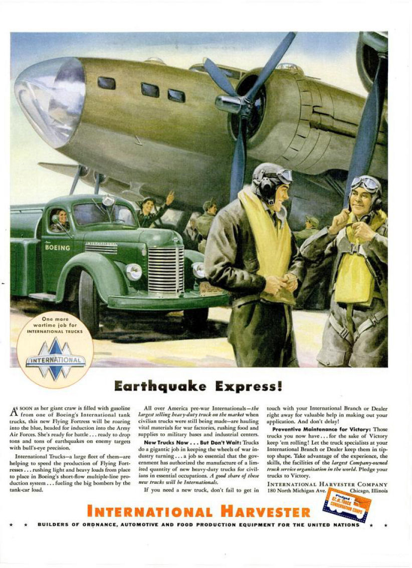 1943 International Truck Ad-01