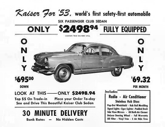 1953 Kaiser Ad-17