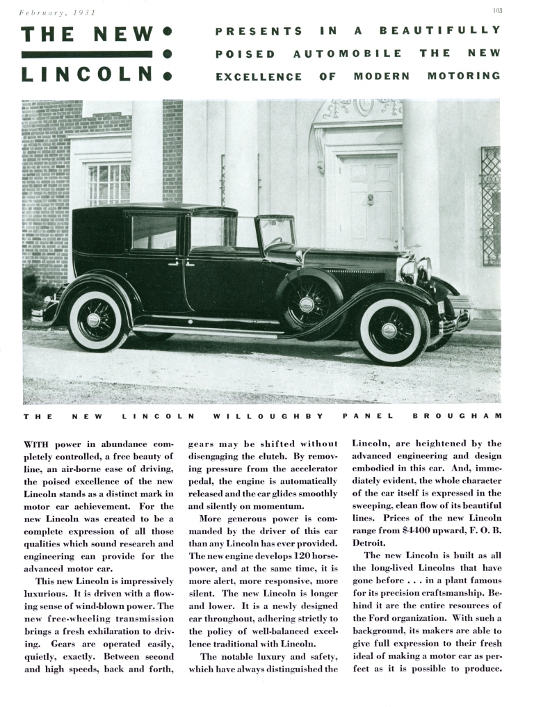 1931 Lincoln Ad-15