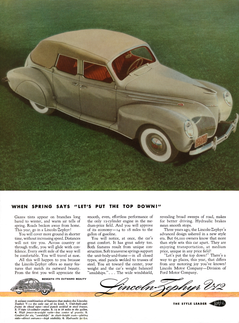 1939 Lincoln Zephyr Ad-05