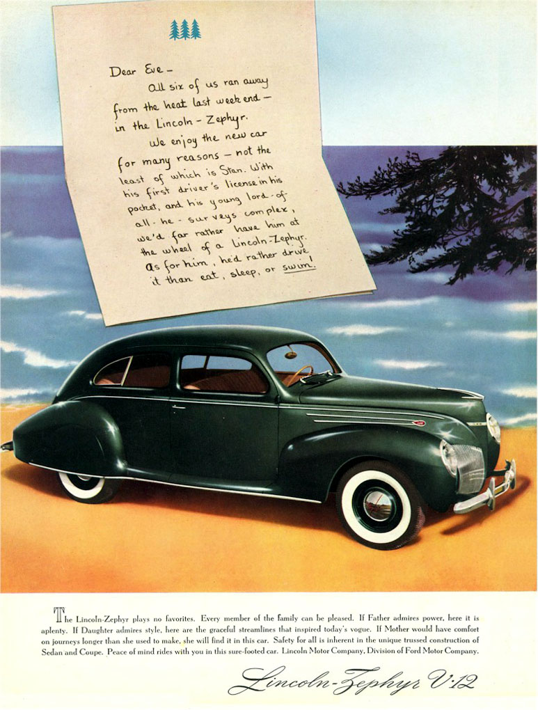 1939 Lincoln Zephyr Ad-07