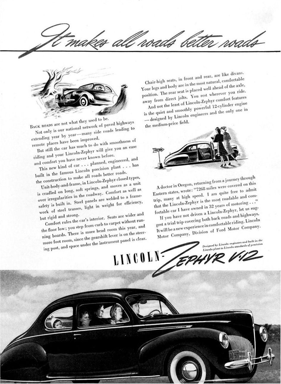 1940 Lincoln Zephyr Ad-18