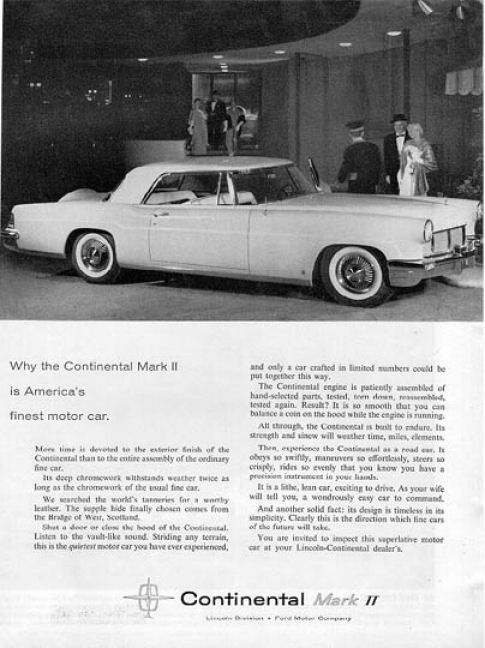 1957 Lincoln Continental Ad-01