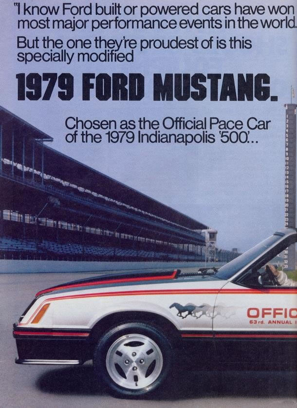 1979 ford mustang. 1979 Ford Mustang Ad-01a.