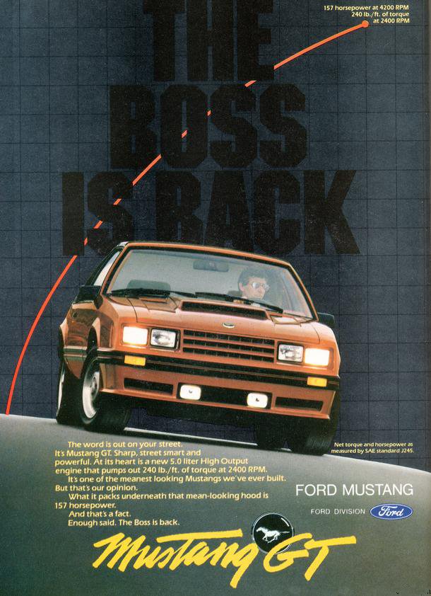 1982 Ford Mustang. 1982 Ford Mustang Ad-02.