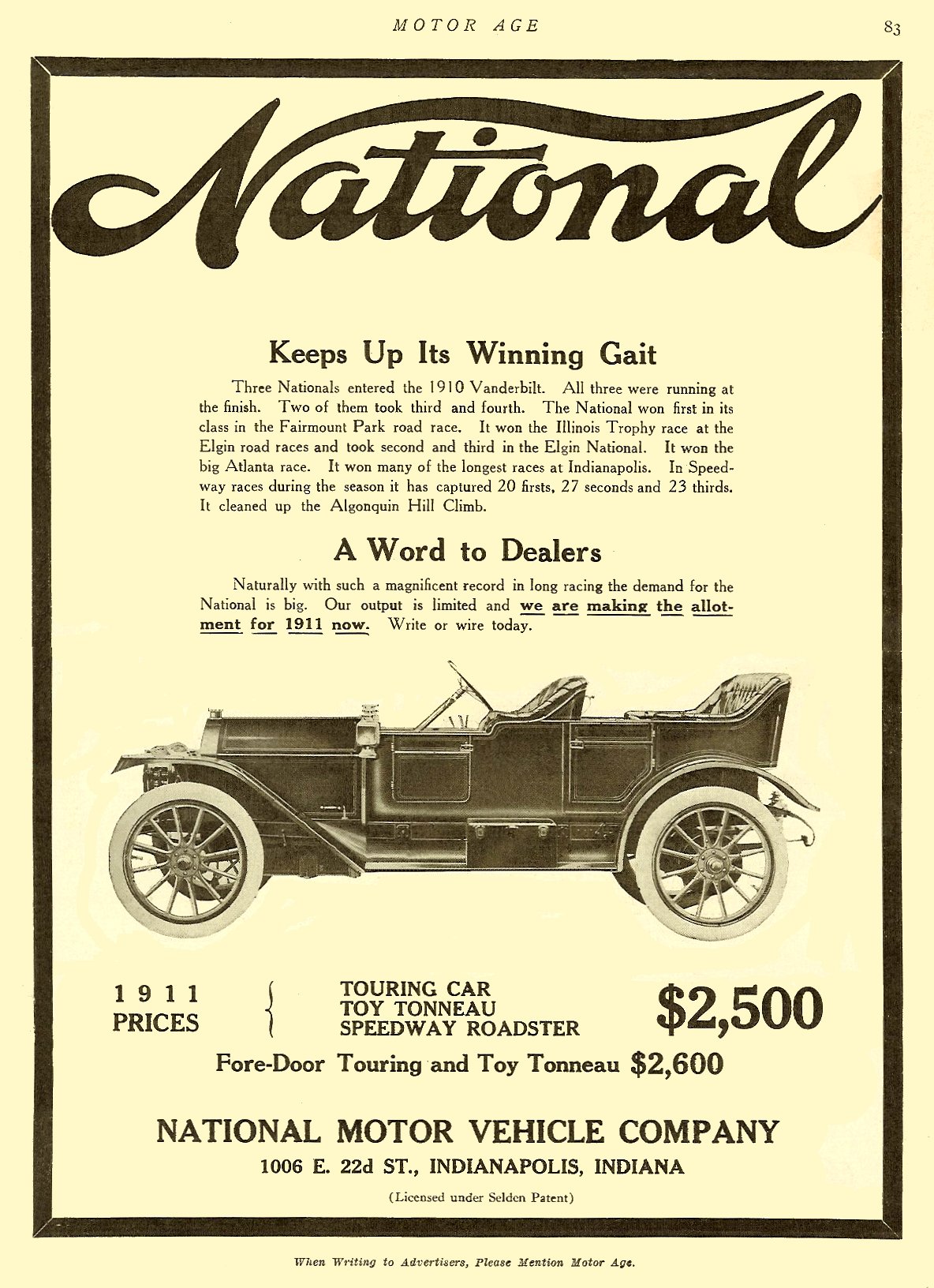 1911 National Ad-01