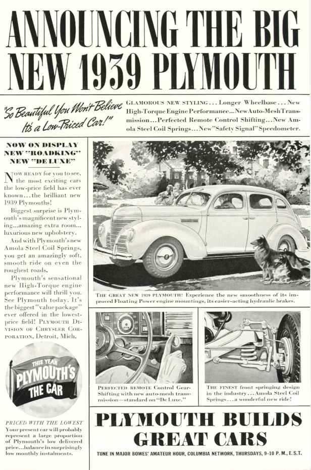 1939 Plymouth Ad-17