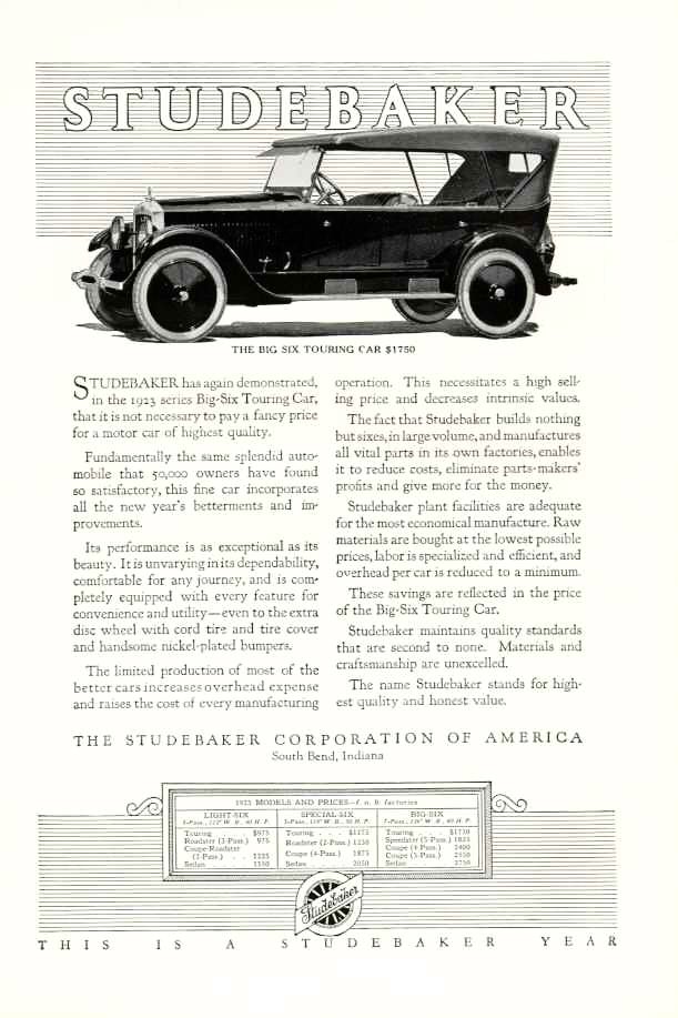 1923 Studebaker Ad-01