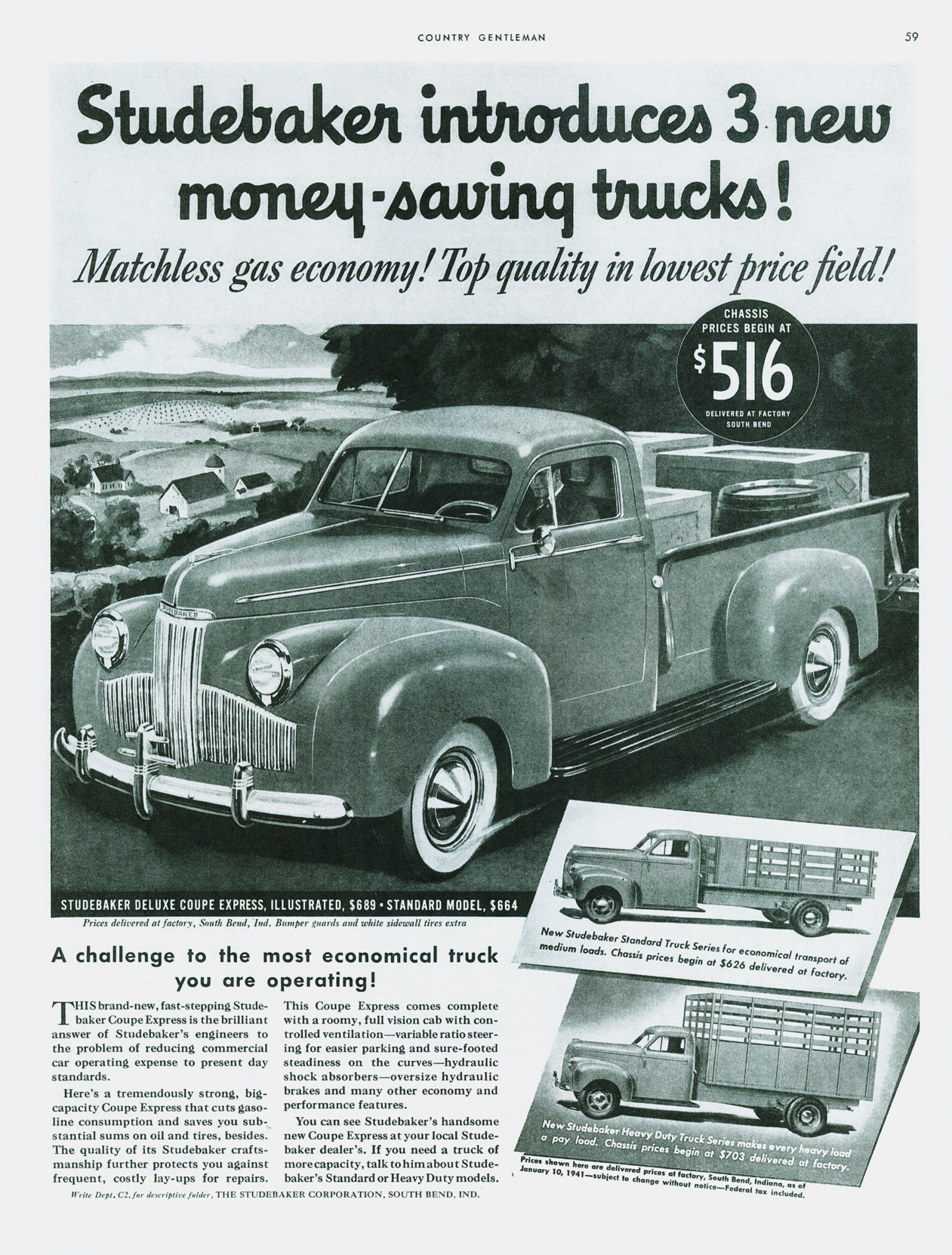 1941 Studebaker Truck Ad-01