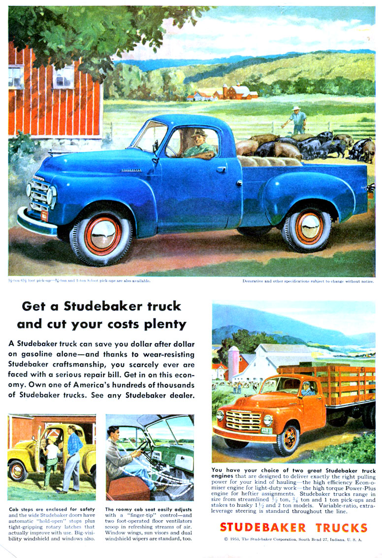 1953 Studebaker Trucks Ad-01