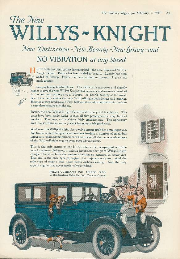 1925 Willys-Knight Ad-01
