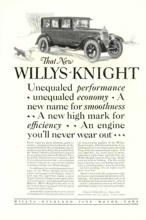 1925 Willys-Knight Ad-04