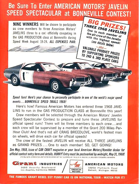 1968 Javelin Ad-01