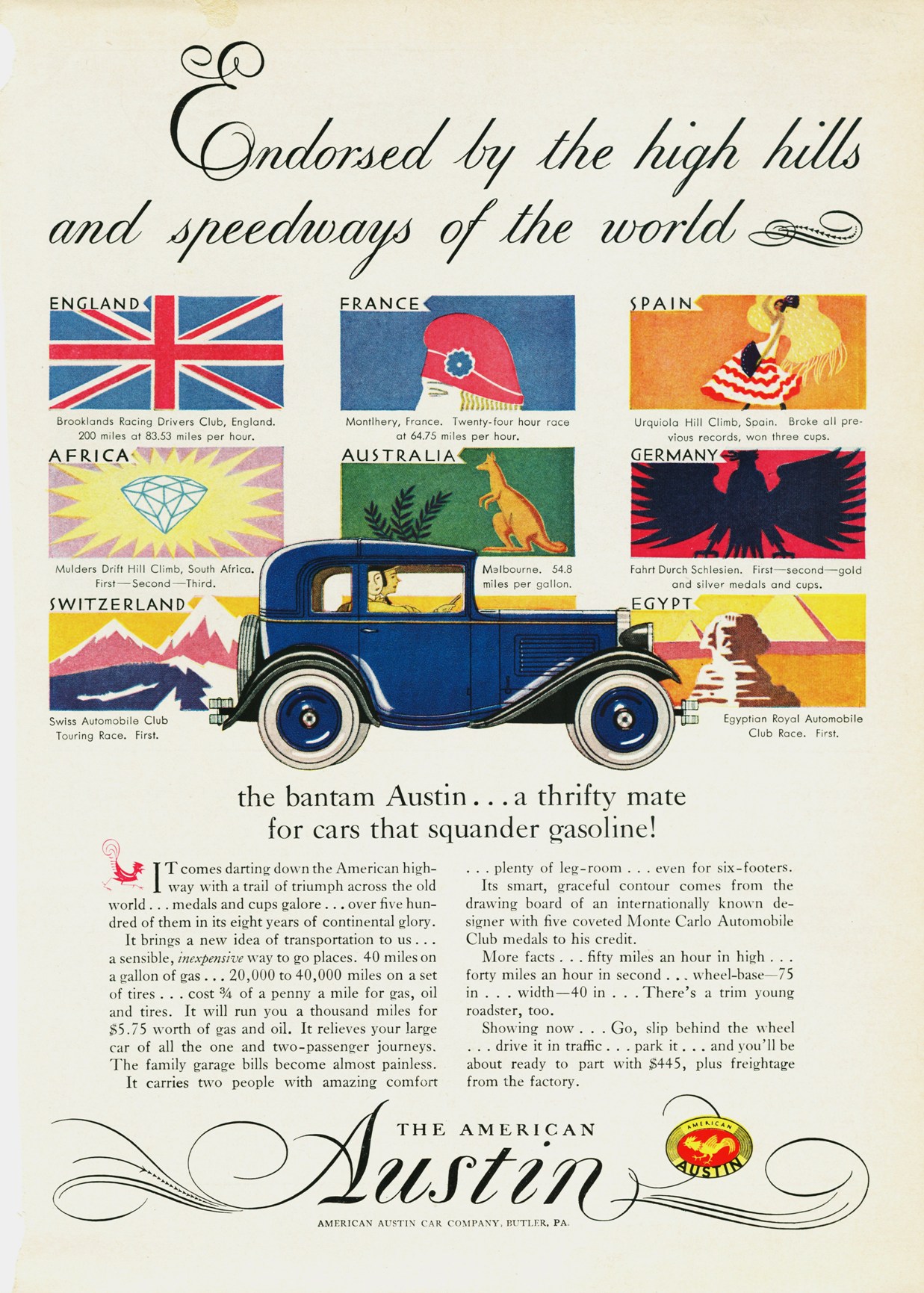1930 American Austin Ad-0b