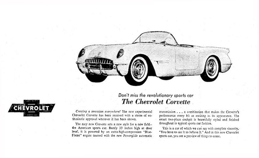 1953 Corvette Ad-01