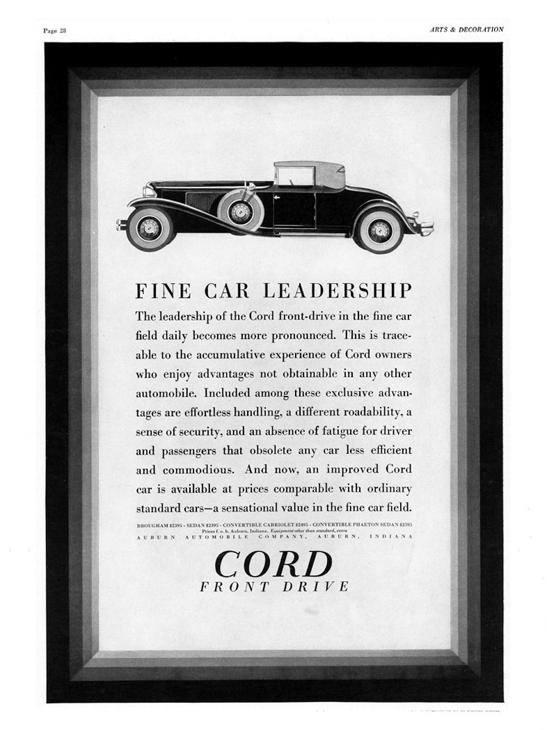 1931 Cord Ad-05