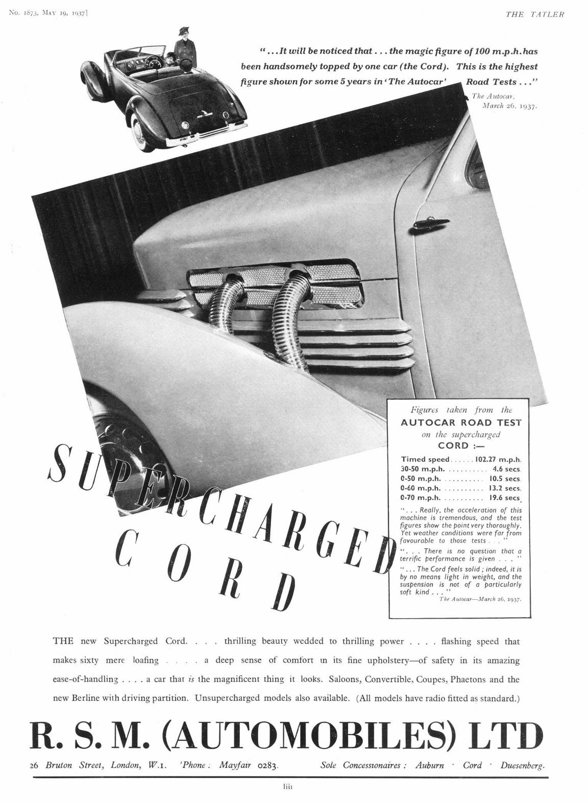 1937 Cord Ad-10
