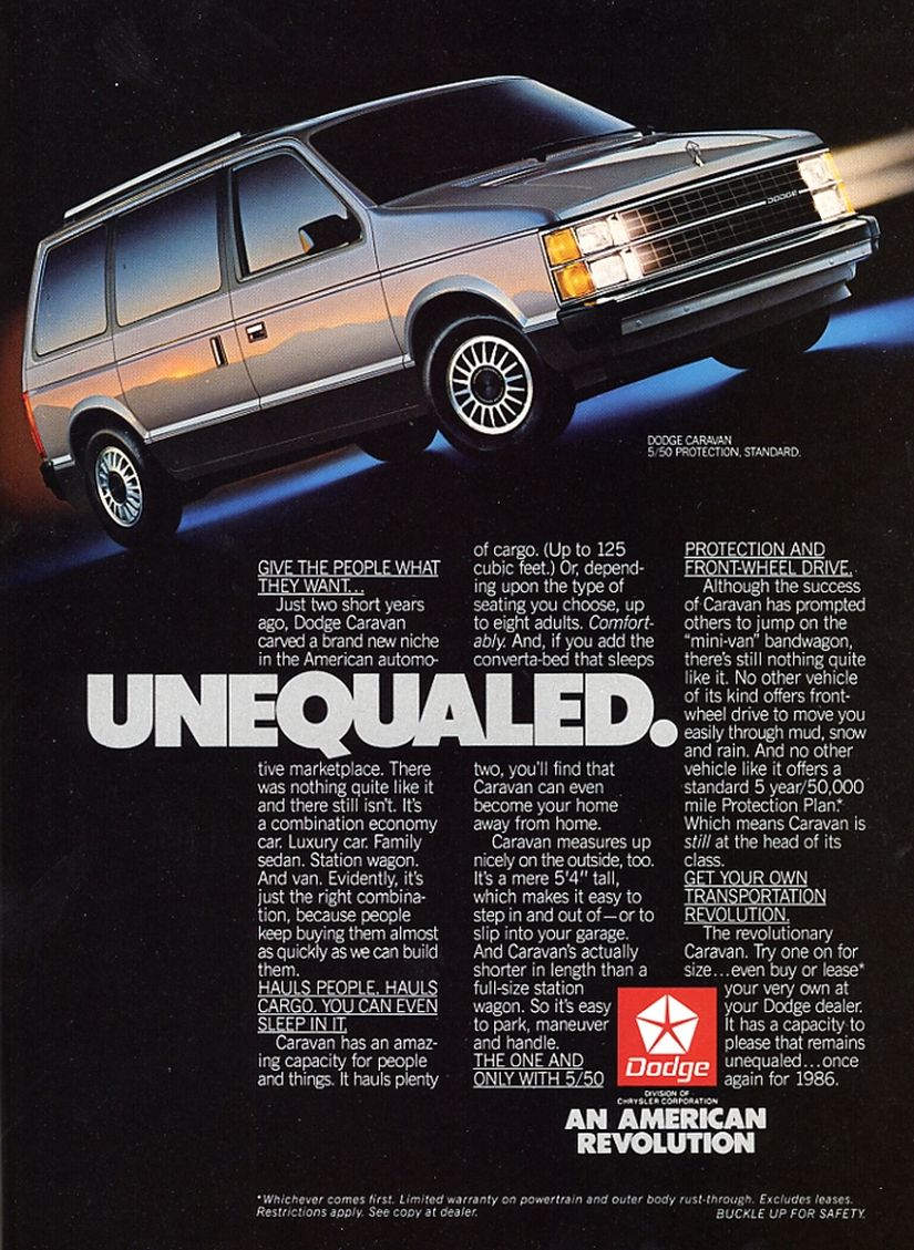 1986 Dodge Van Ad-01