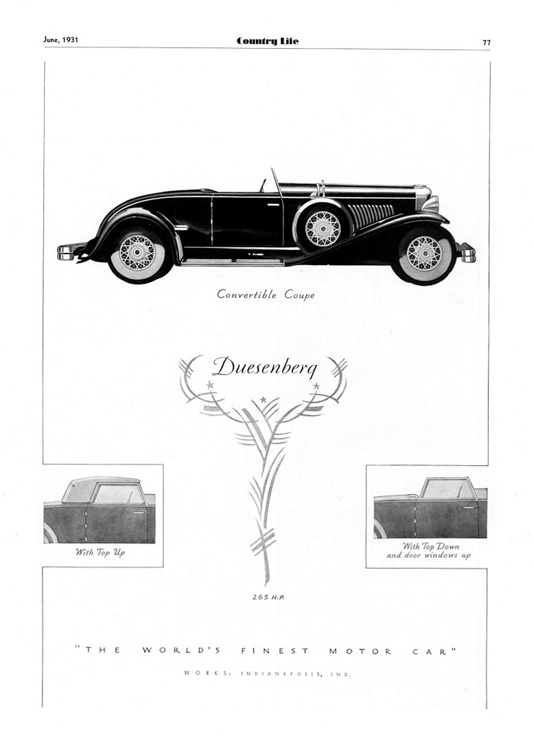 1931 Duesenberg Ad-01