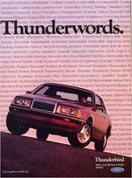 1985 Ford Thunderbird Ad-01
