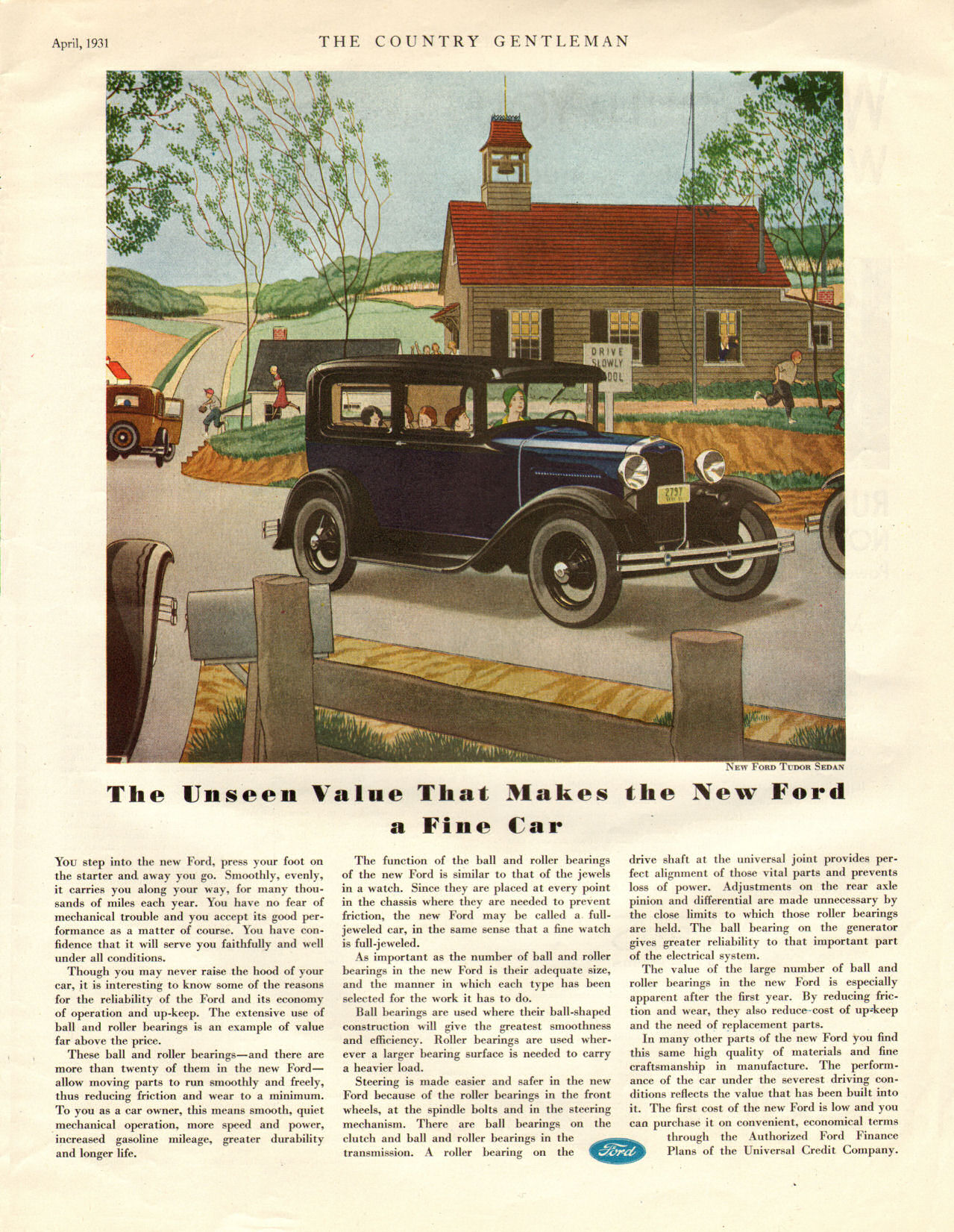 1931 Ford advertisements