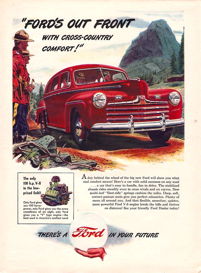 Ford car advertisements