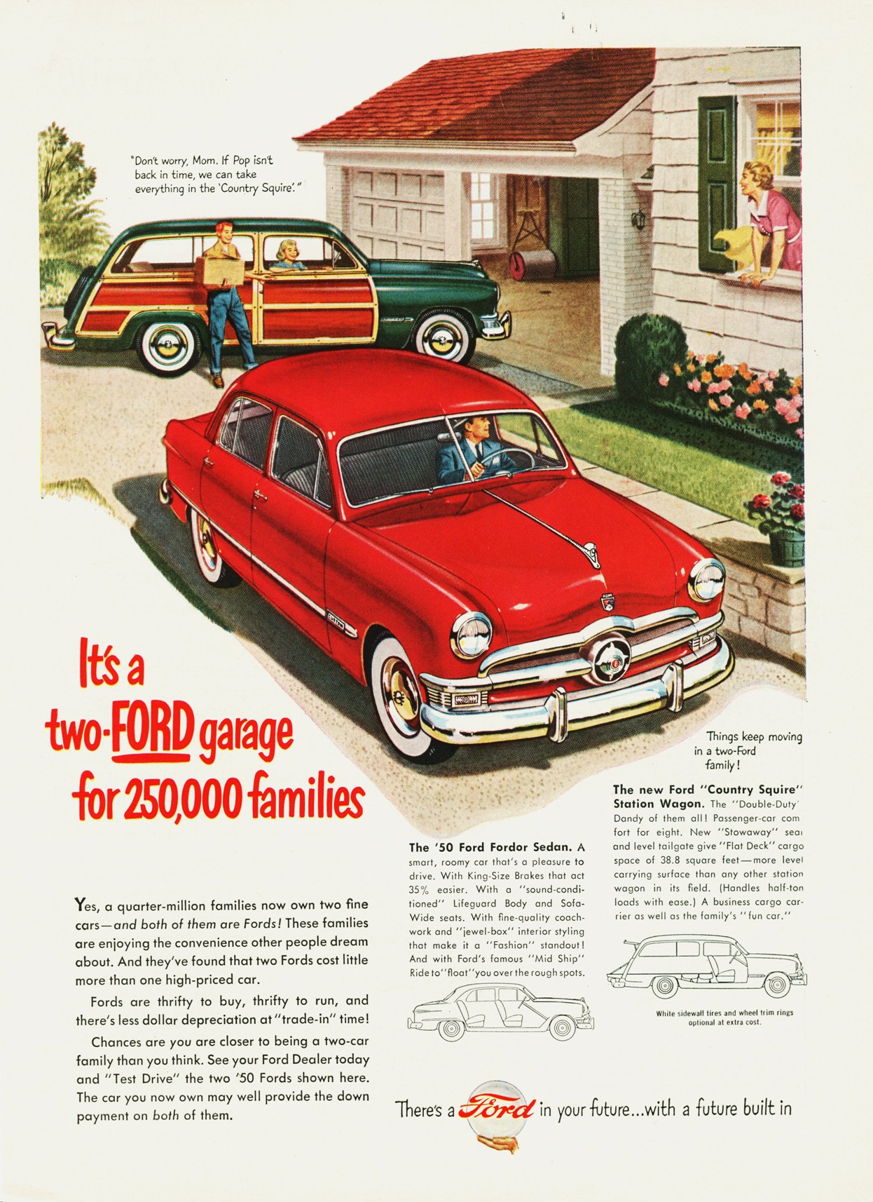 Ford adverts 1950s #1