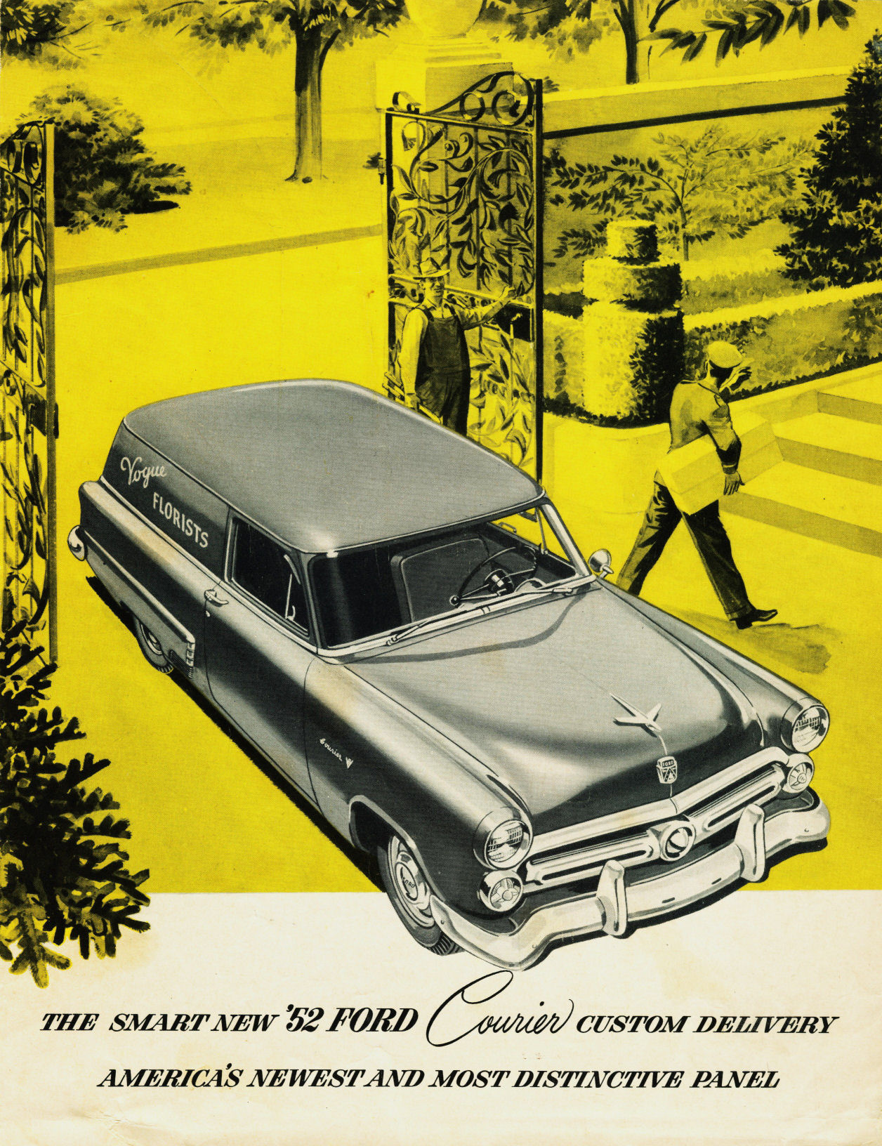 1952 Ford car brochure #7