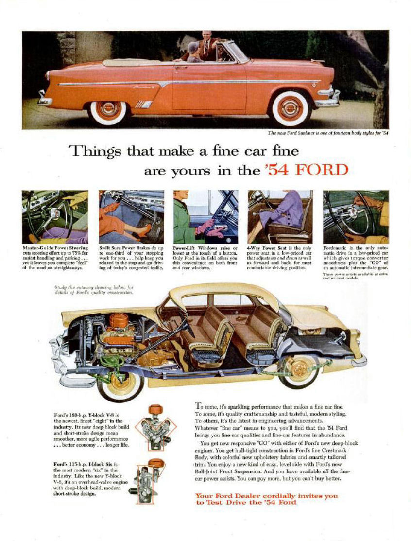 1954 Ford advertisements #2