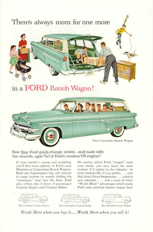 1954 Ford advertisements #8
