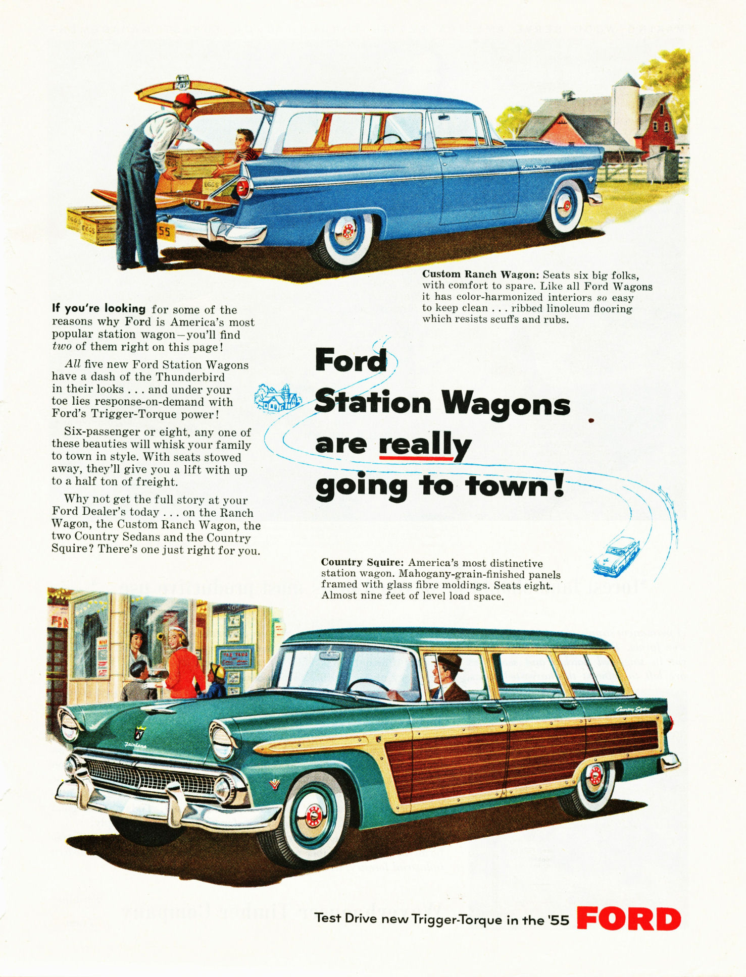 1955 Ford ads #8