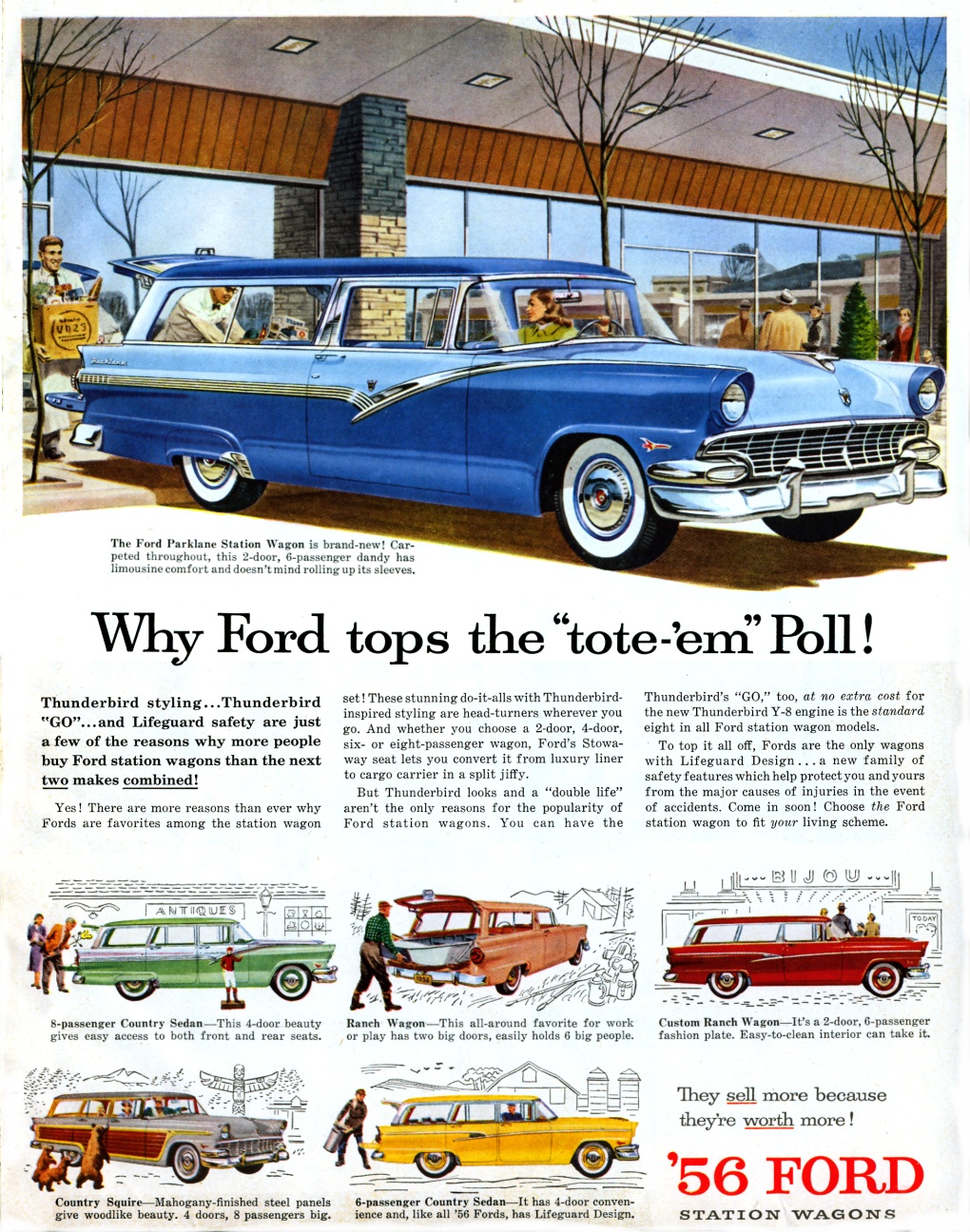 1956 Ford advertisements