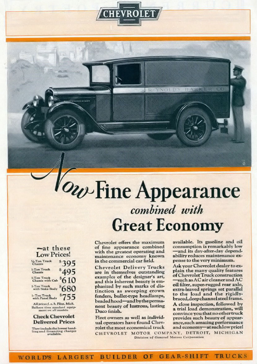 1927 Chevrolet Truck Ad-01