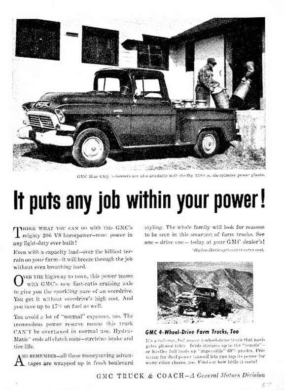 1957 GMC Truck Ad-03