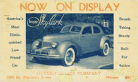 1940 Hupmobile Skylark Postcard-01