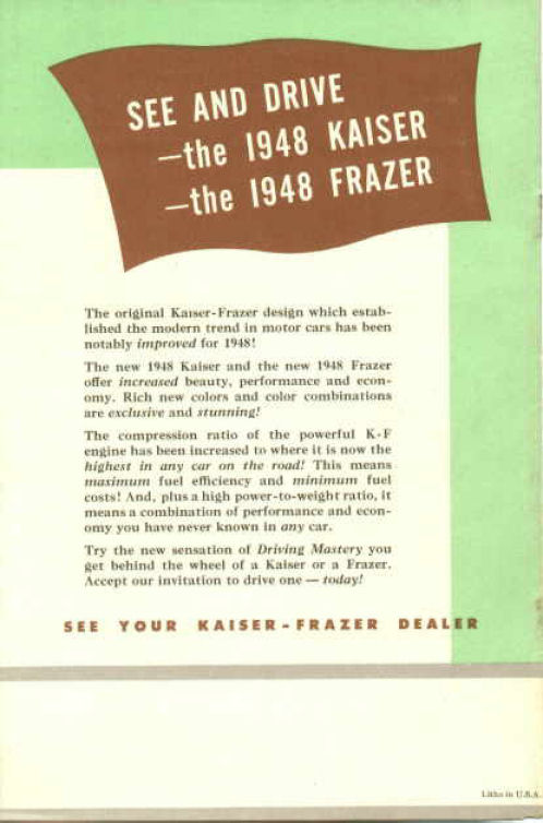 1948 Kaiser-Frazer Ad-10