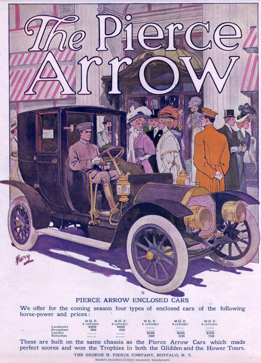 1908 Pierce Arrow Ad-0a1
